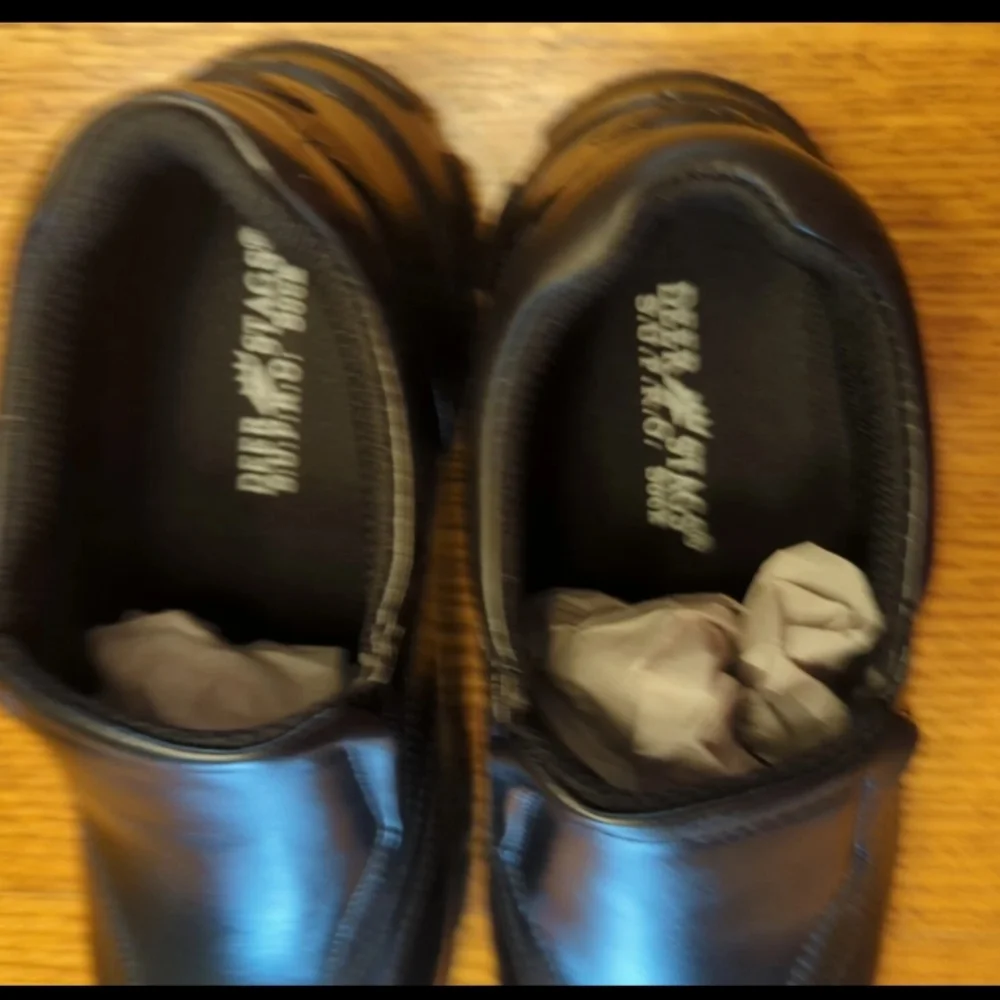 DEER STAGS- Boys Black Recess Dress Shoes 4M- New In Box